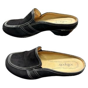 Softspots Women's Black Slip-On Shoes Size 8.5